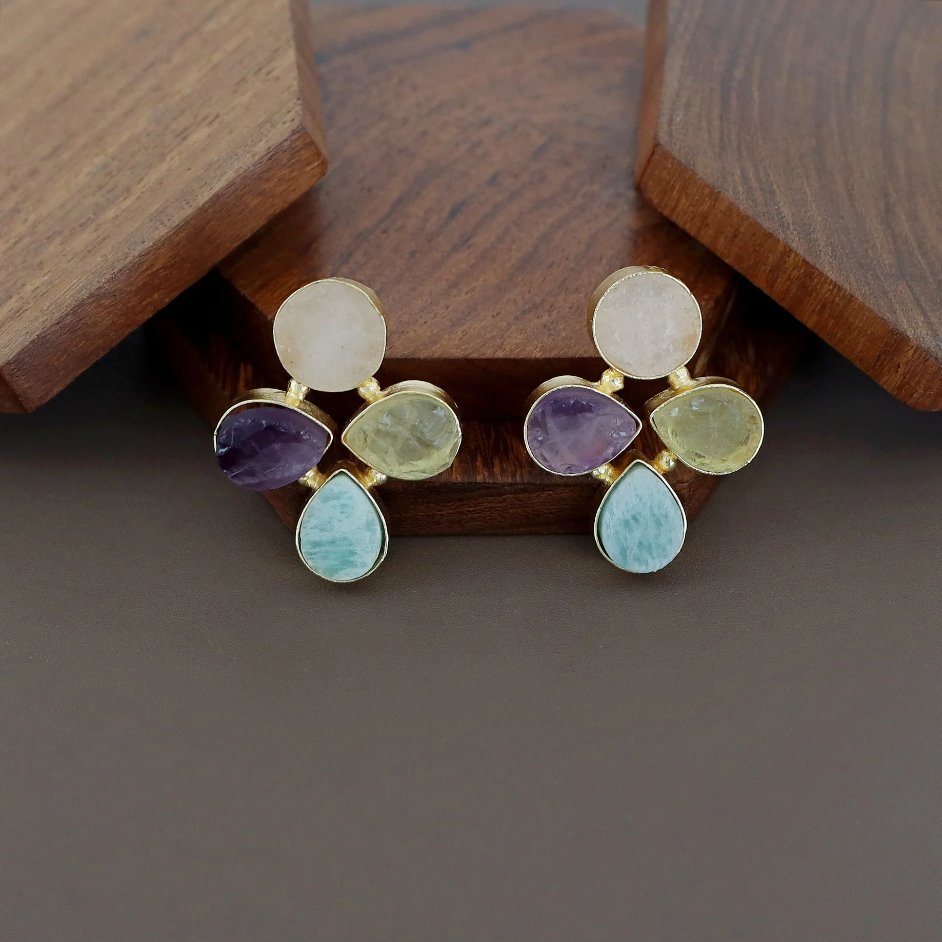 Tricia Raw Stone Earring - Image 16