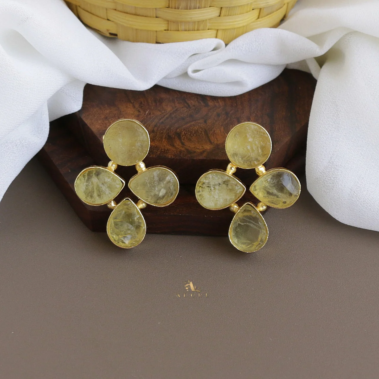 Tricia Raw Stone Earring - Image 4