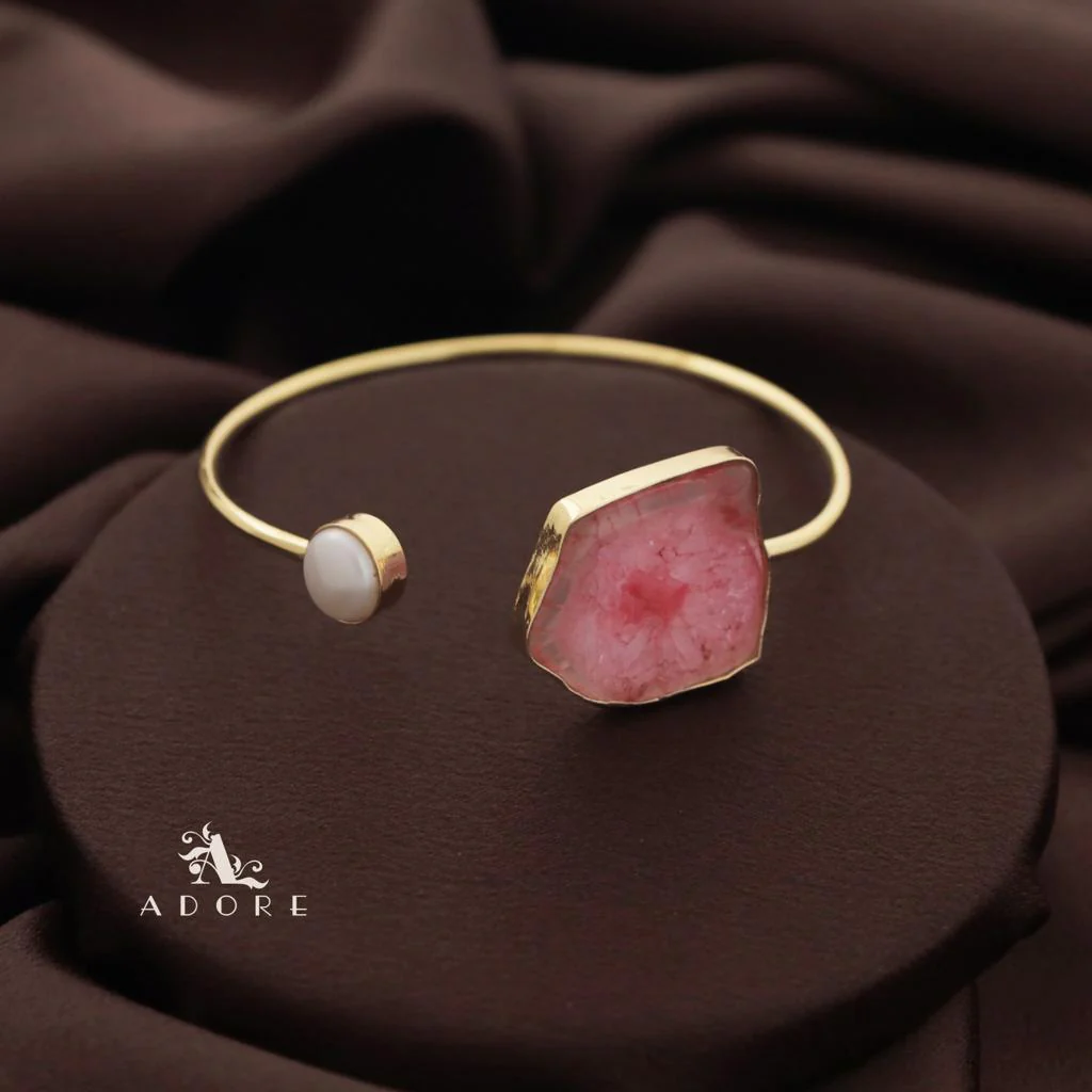 Trish Solar Agate + Pearl Bangle - Image 21