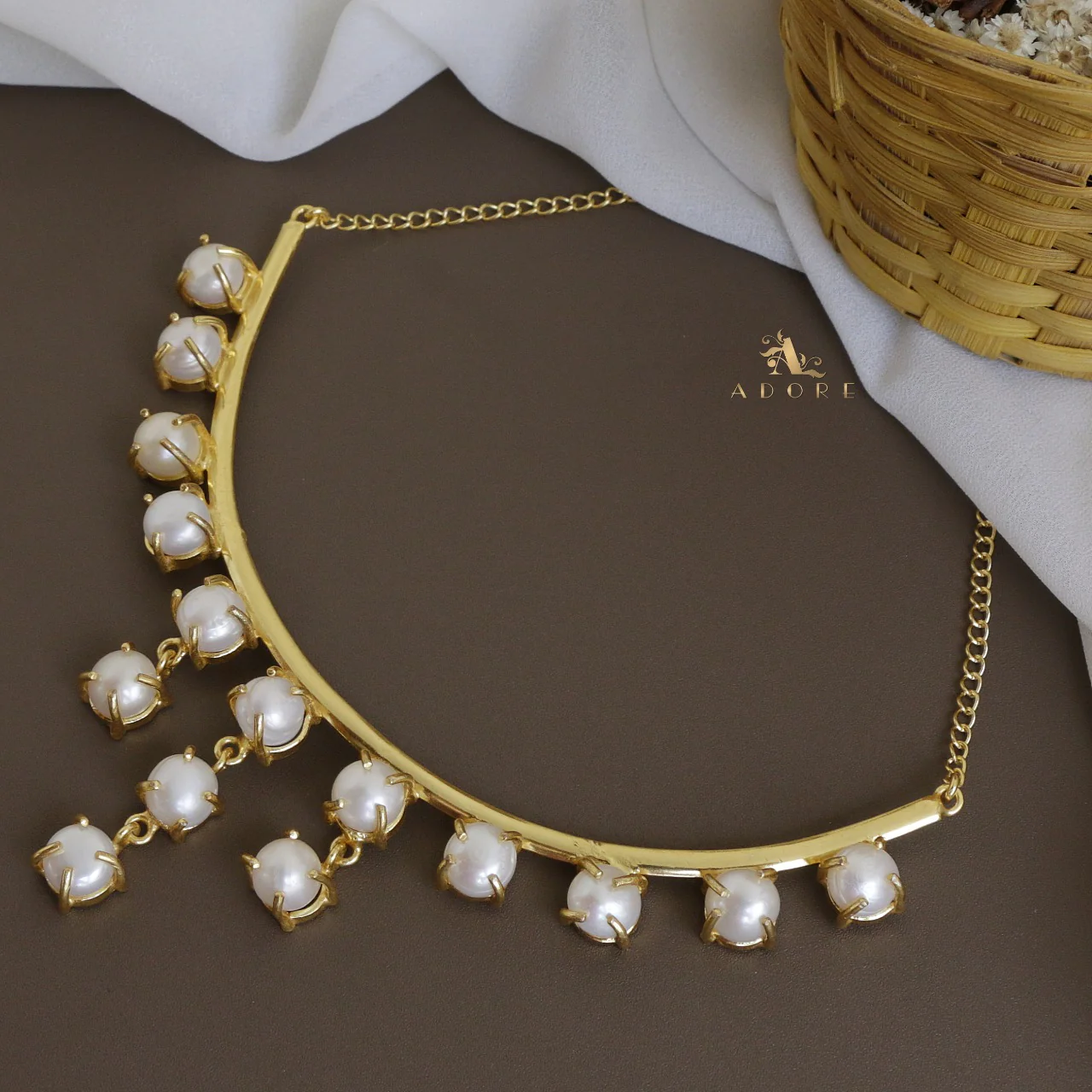 Trishika Fresh Water Pearl Neckpiece - Image 4