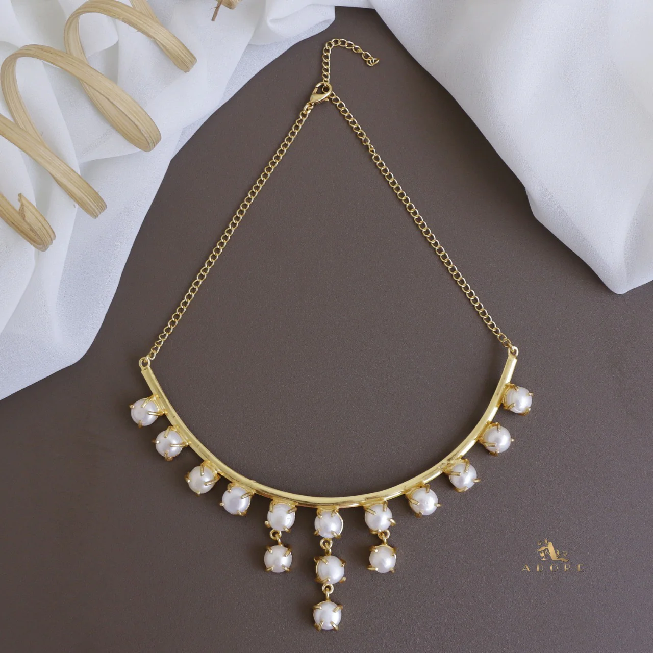 Trishika Fresh Water Pearl Neckpiece - Image 6