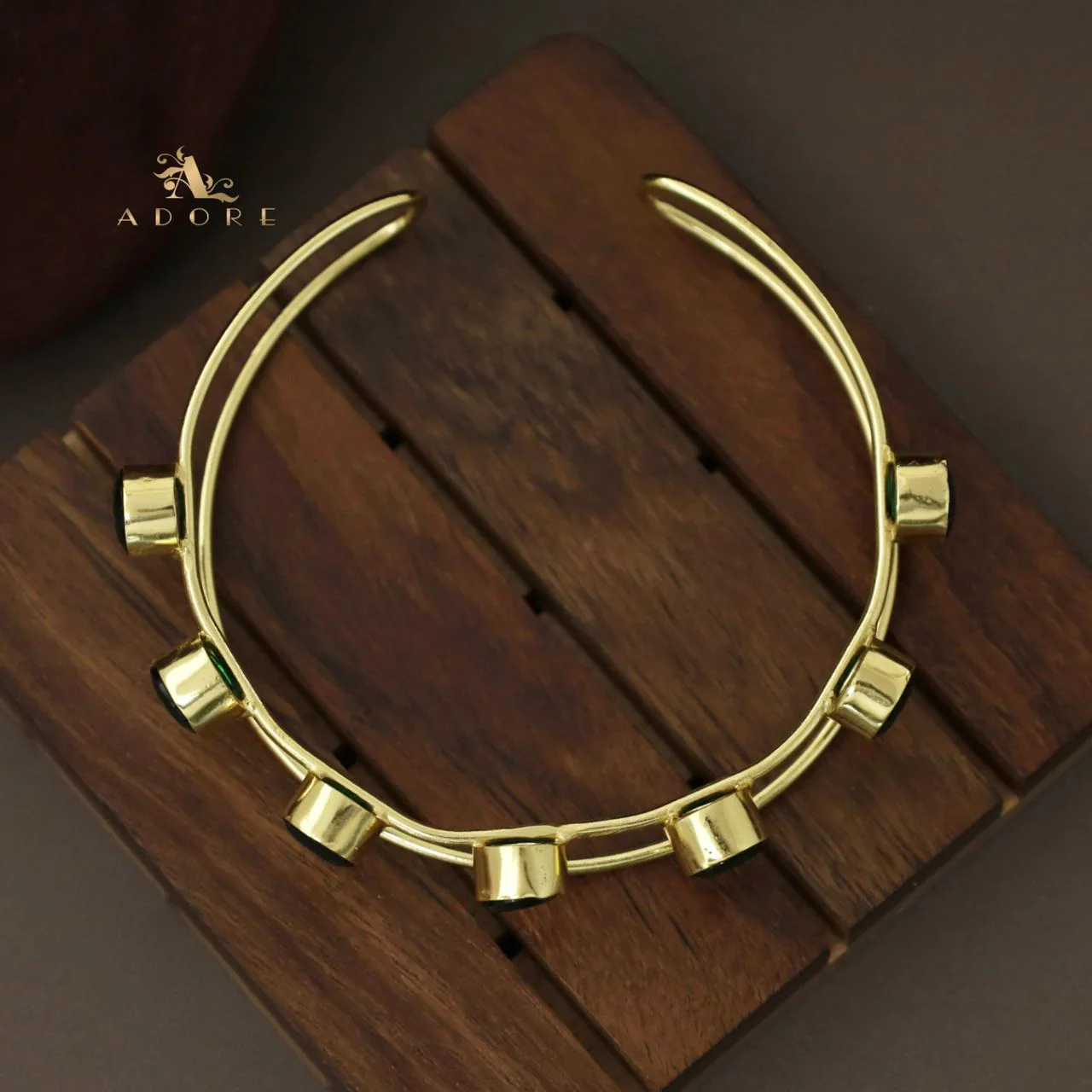 Two Layer 7 Pearl Bangle - Image 5