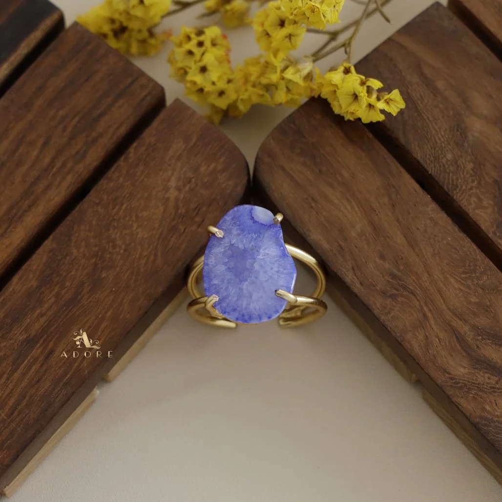 Two Layer Agate Claw Ring - Image 15