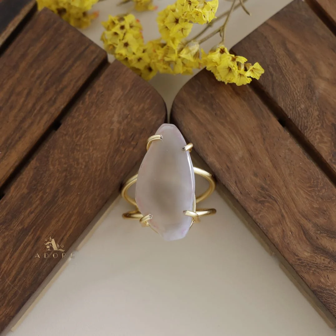 Two Layer Agate Claw Ring - Image 20