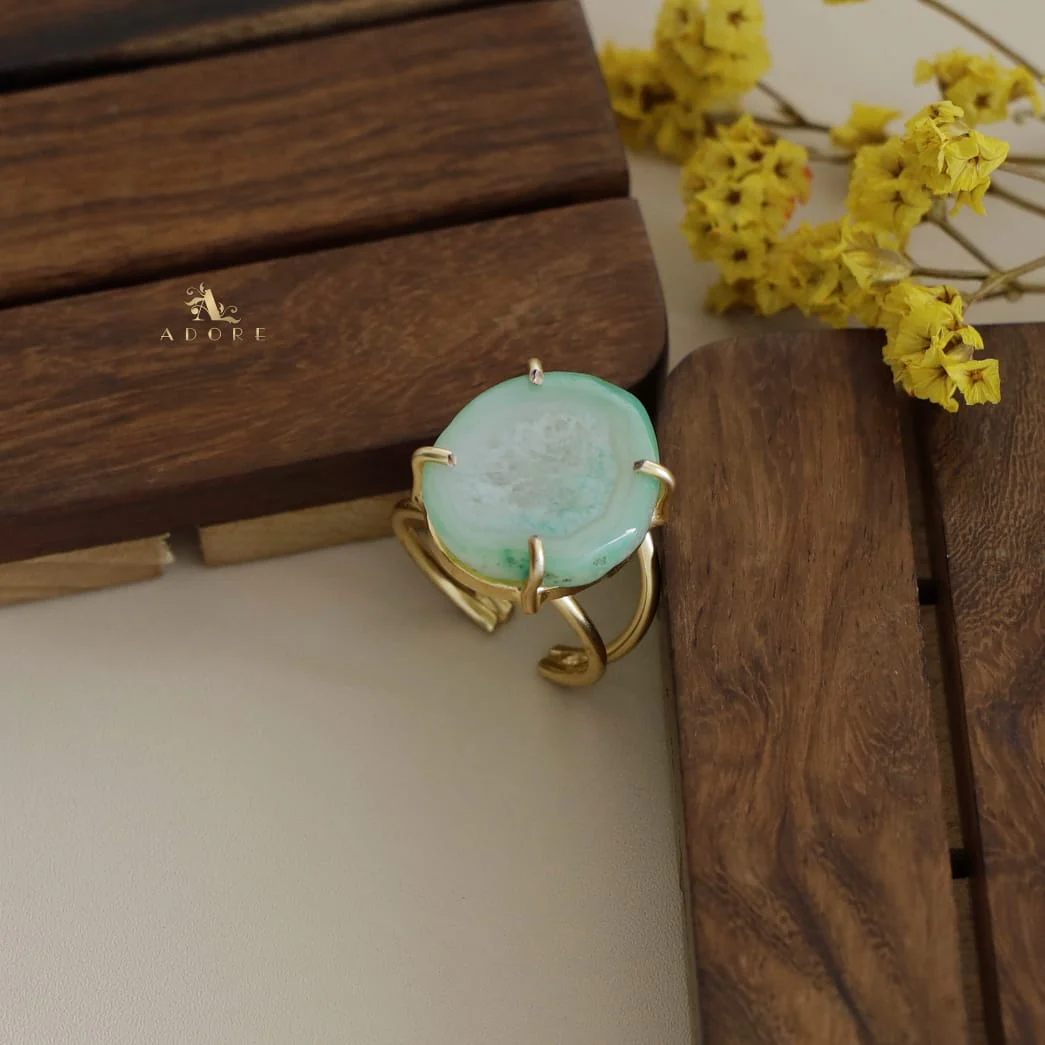 Two Layer Agate Claw Ring - Image 32