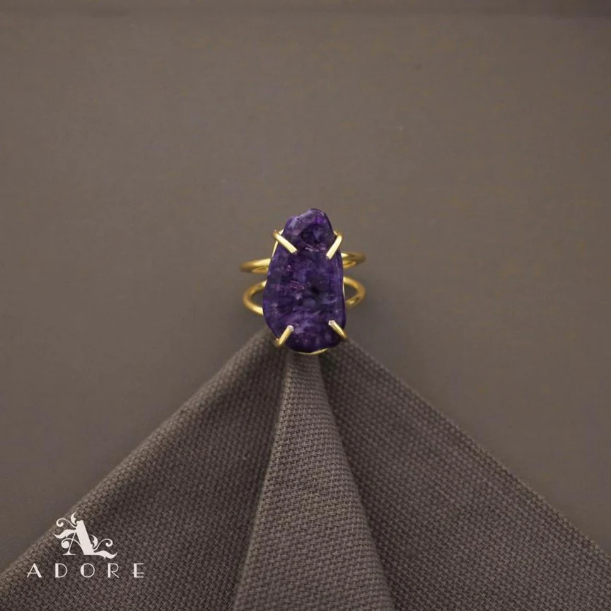 Two Layer Agate Claw Ring - Image 35