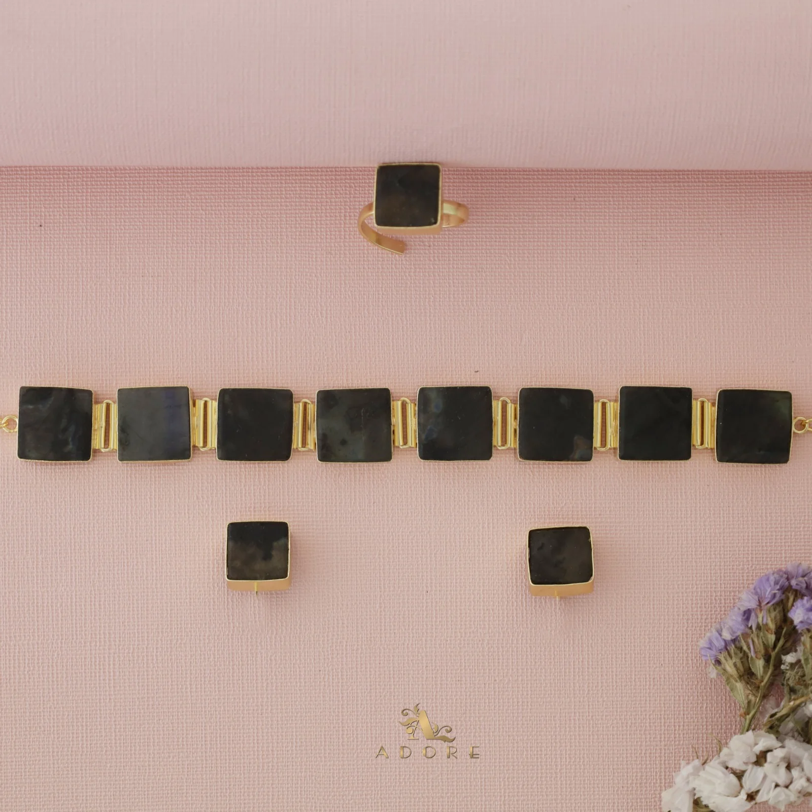 Unique 3 in 1 Square Choker Combo Set - Image 20