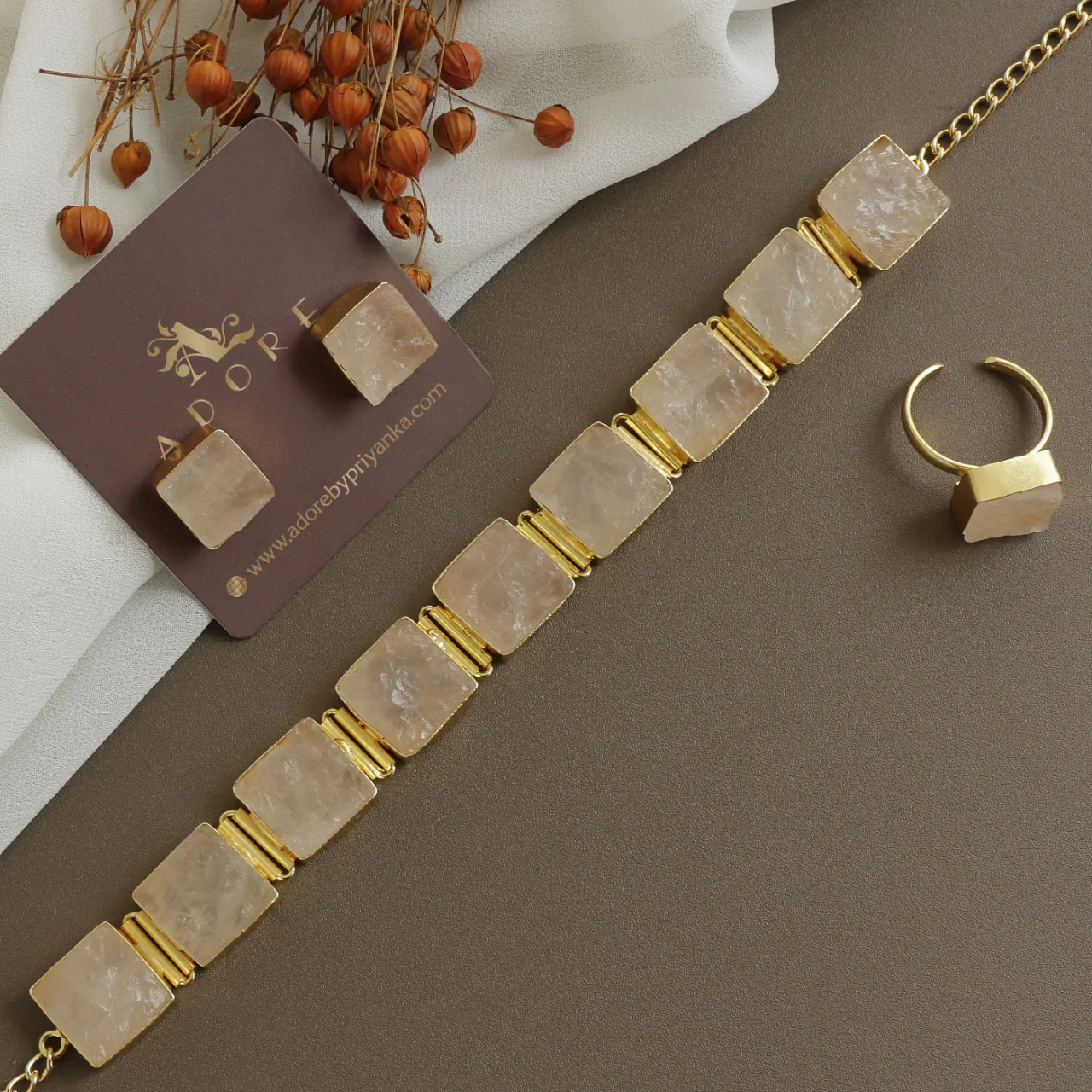 Unique 3 in 1 Square Choker Combo Set - Image 25