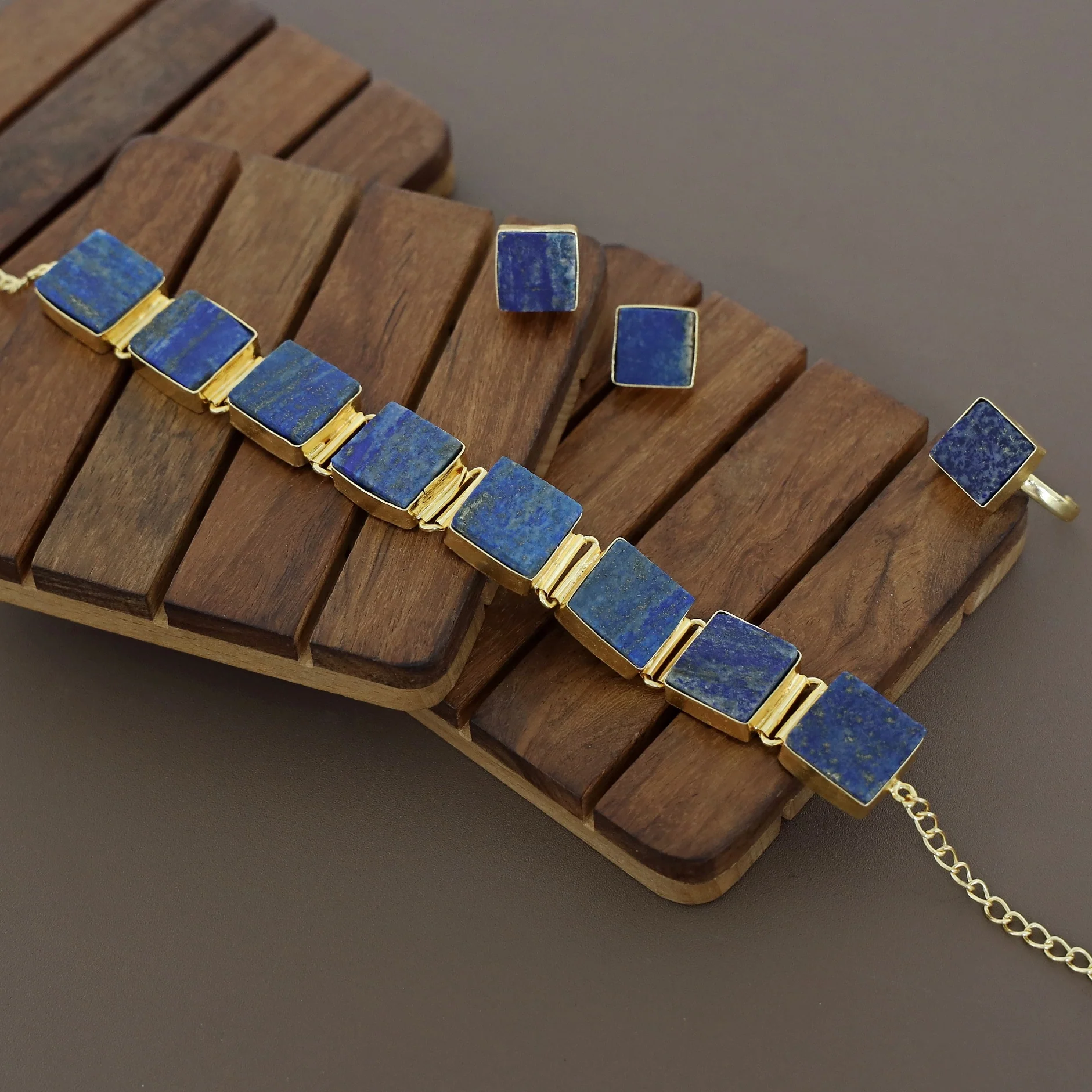 Unique 3 in 1 Square Choker Combo Set - Image 5