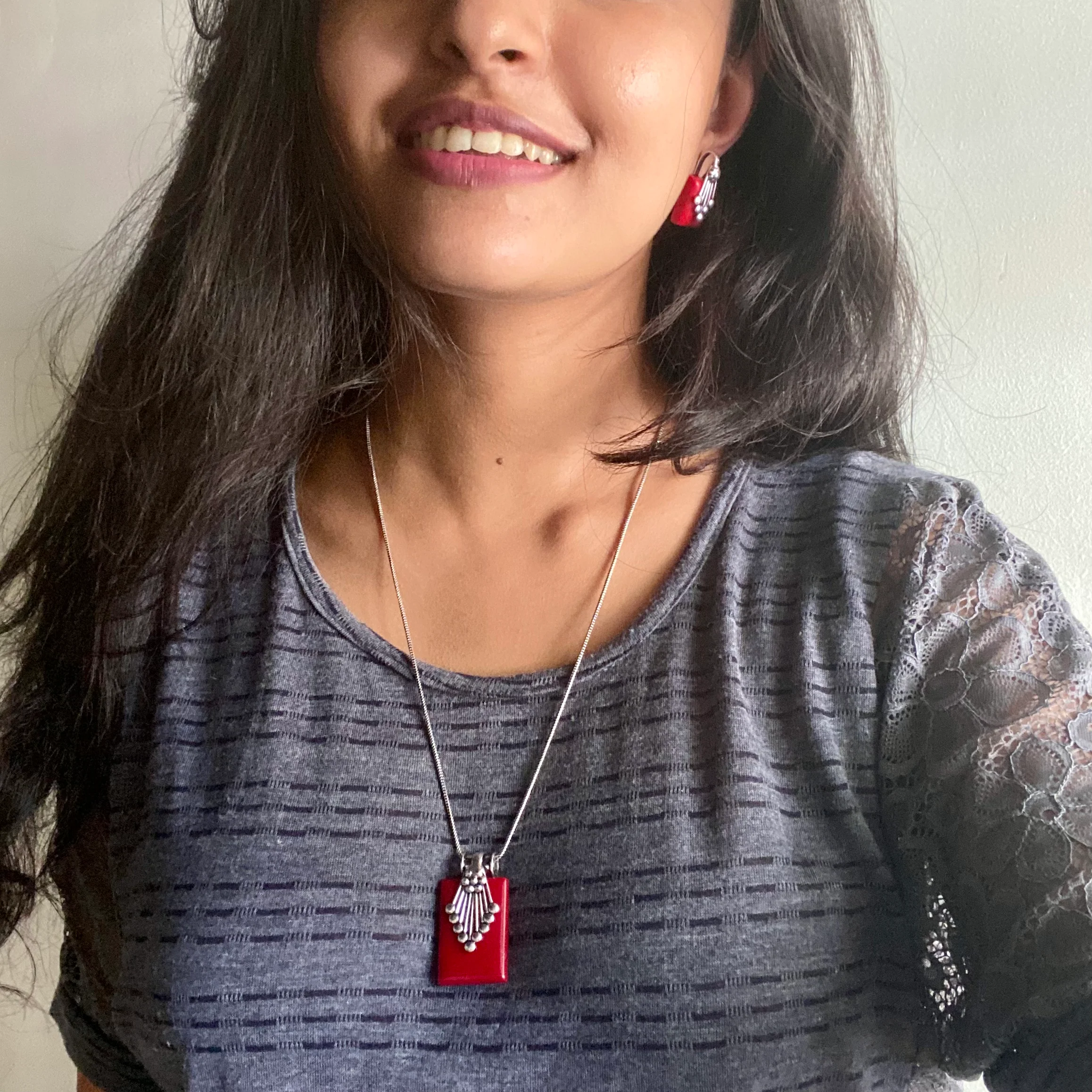 Valena Neckpiece With Earring - Image 12