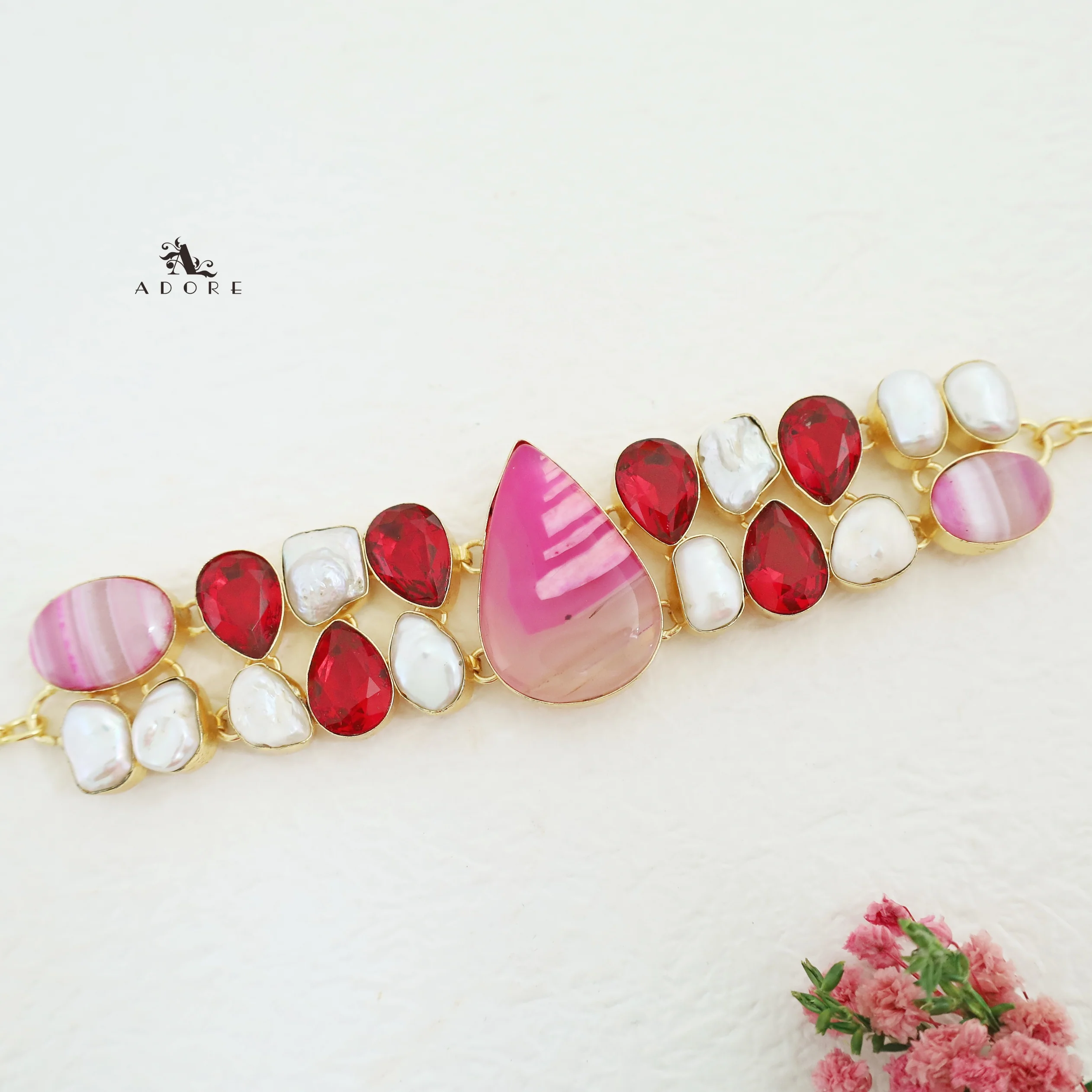 Valkyrie Glossy + Baroque Stone Choker - Image 3