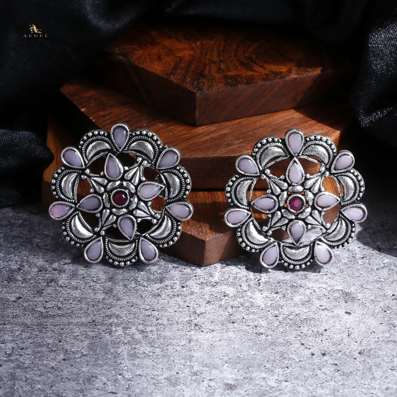 Vallika Silver Stud - Image 4