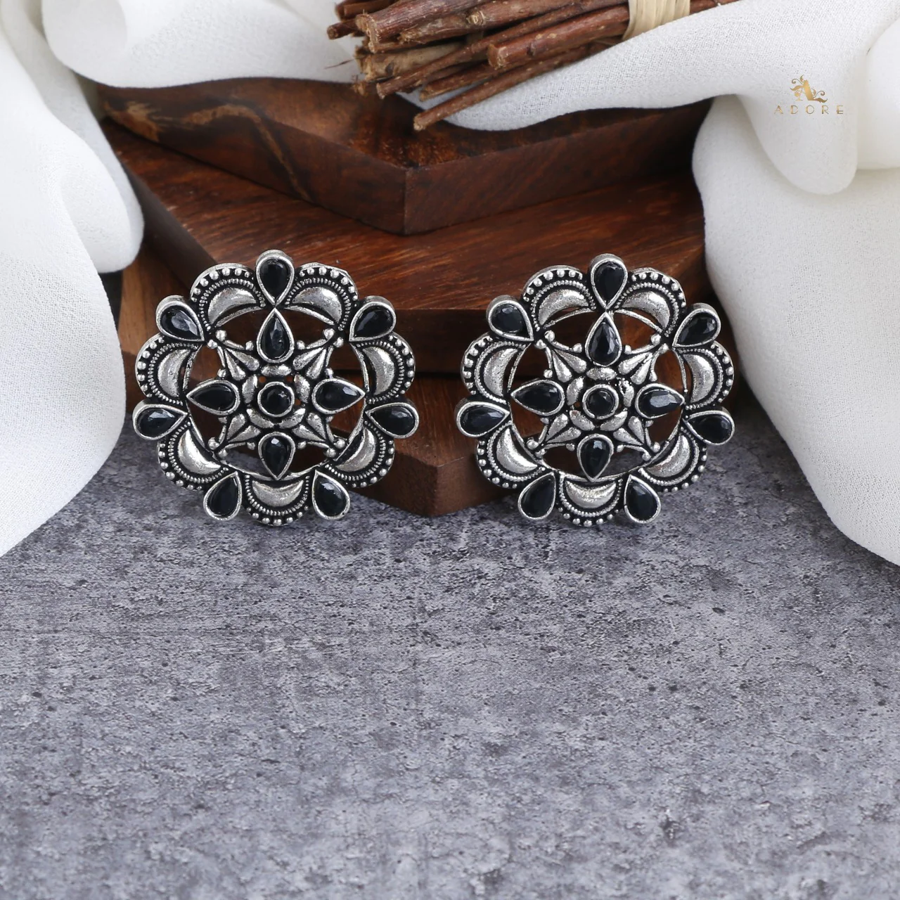 Vallika Silver Stud - Image 6
