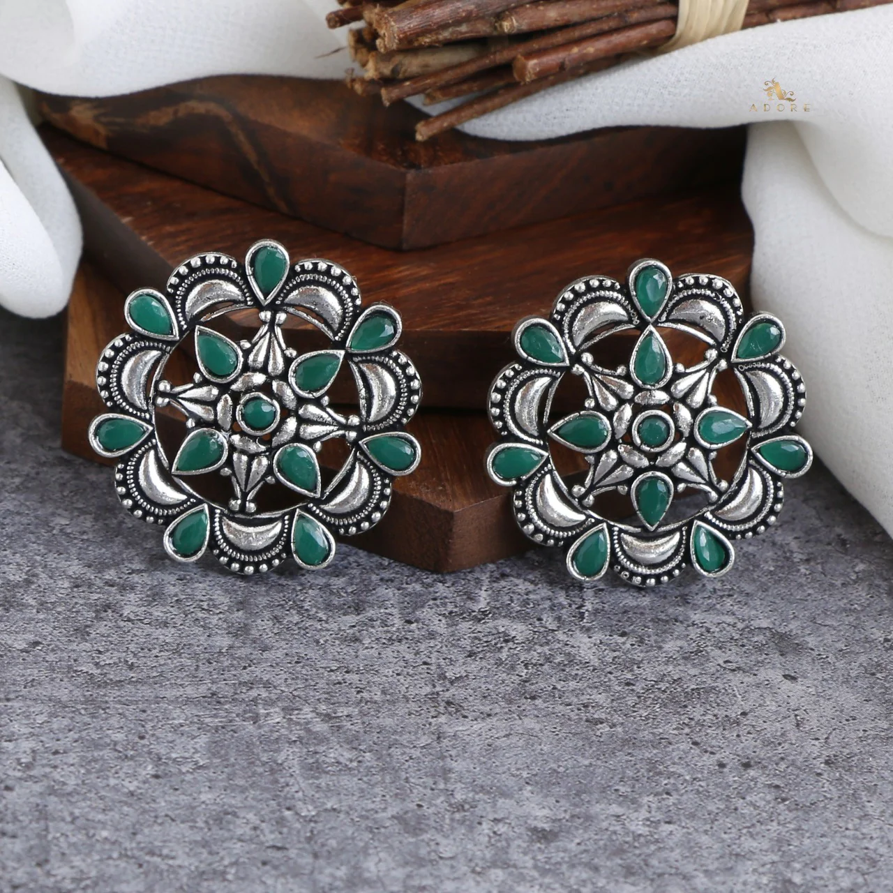Vallika Silver Stud - Image 8