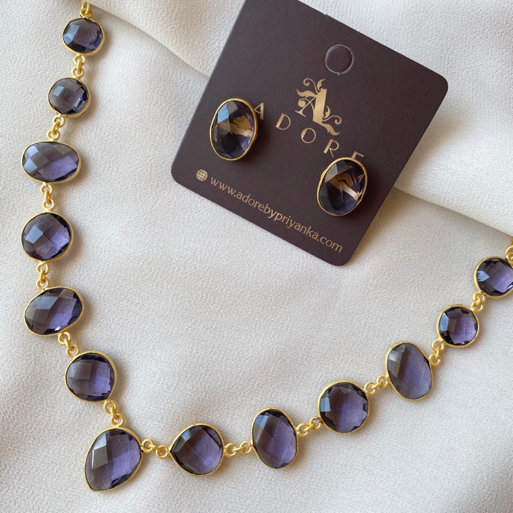 Vanity Lightweight Neckpiece + Studs (Colour Options) - Image 10