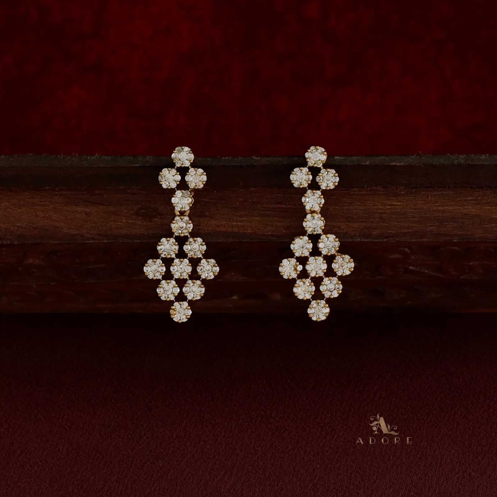 Virini AD Neckpiece With Earring - Image 11