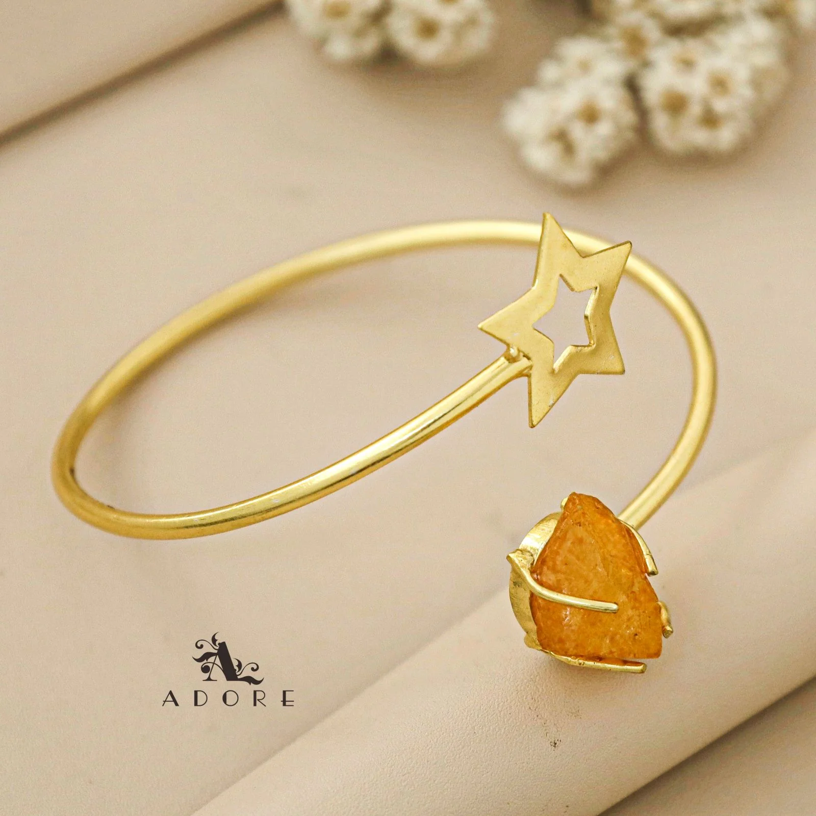 Viveca  Dyed Stone Star Bangle - Image 5