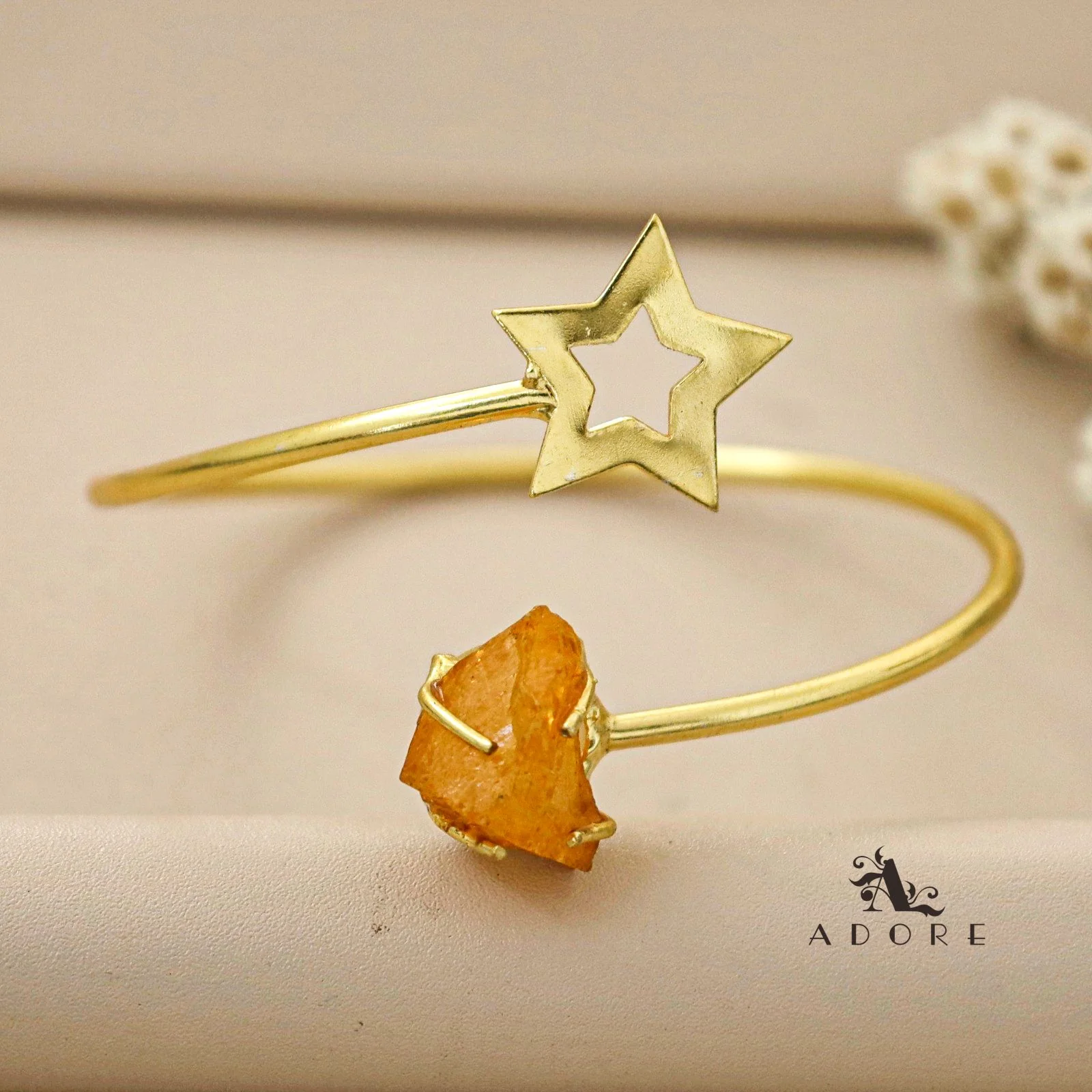 Viveca  Dyed Stone Star Bangle - Image 6