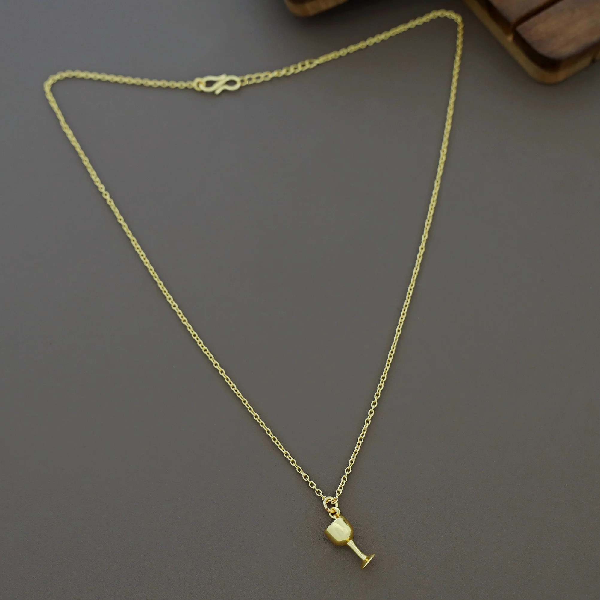 Wine Glass Pendant Neckpiece - Image 4