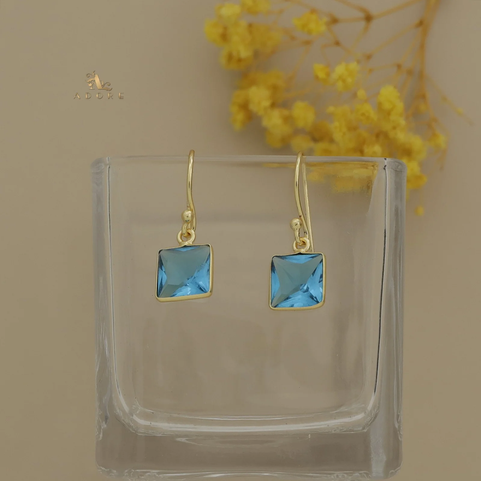 Zansi Glossy Square Drop Neckpiece With Drop - Image 14