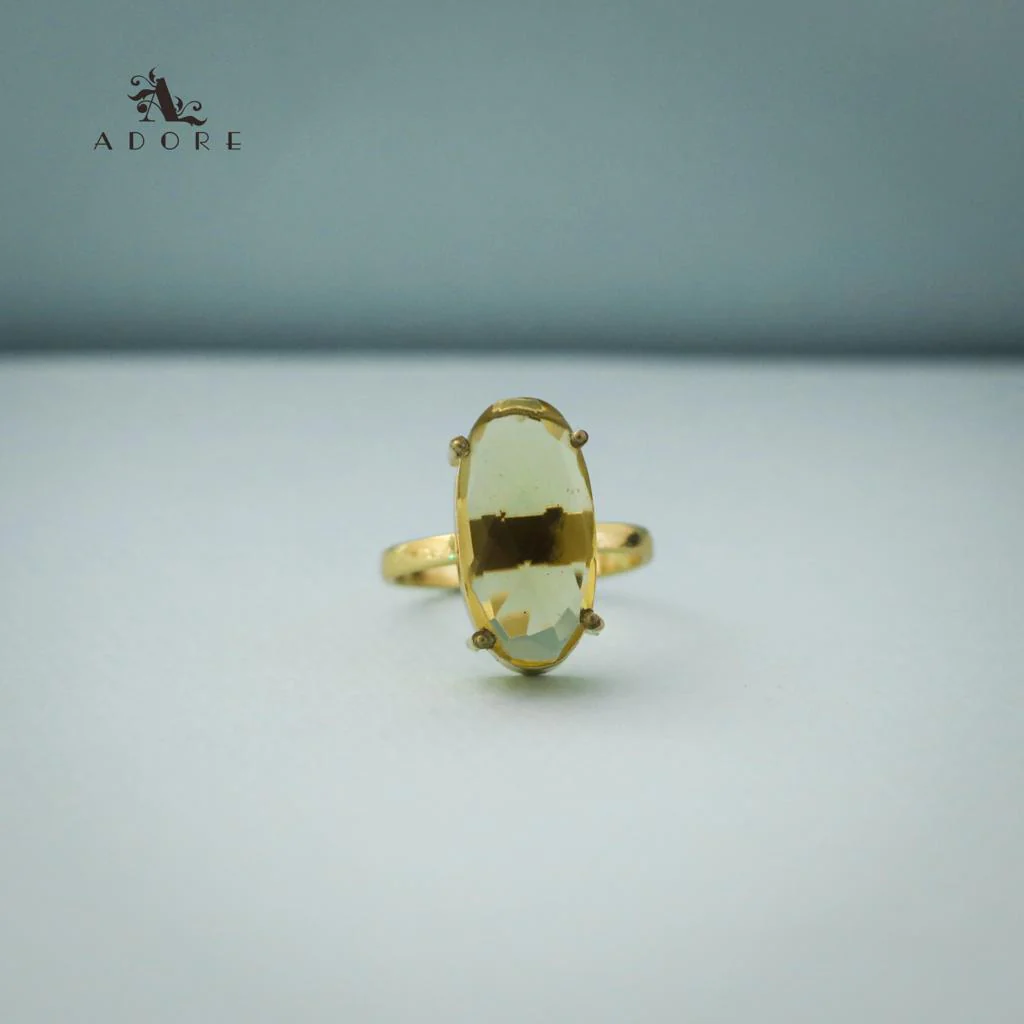 Zara Glossy Oval Ring - Image 11