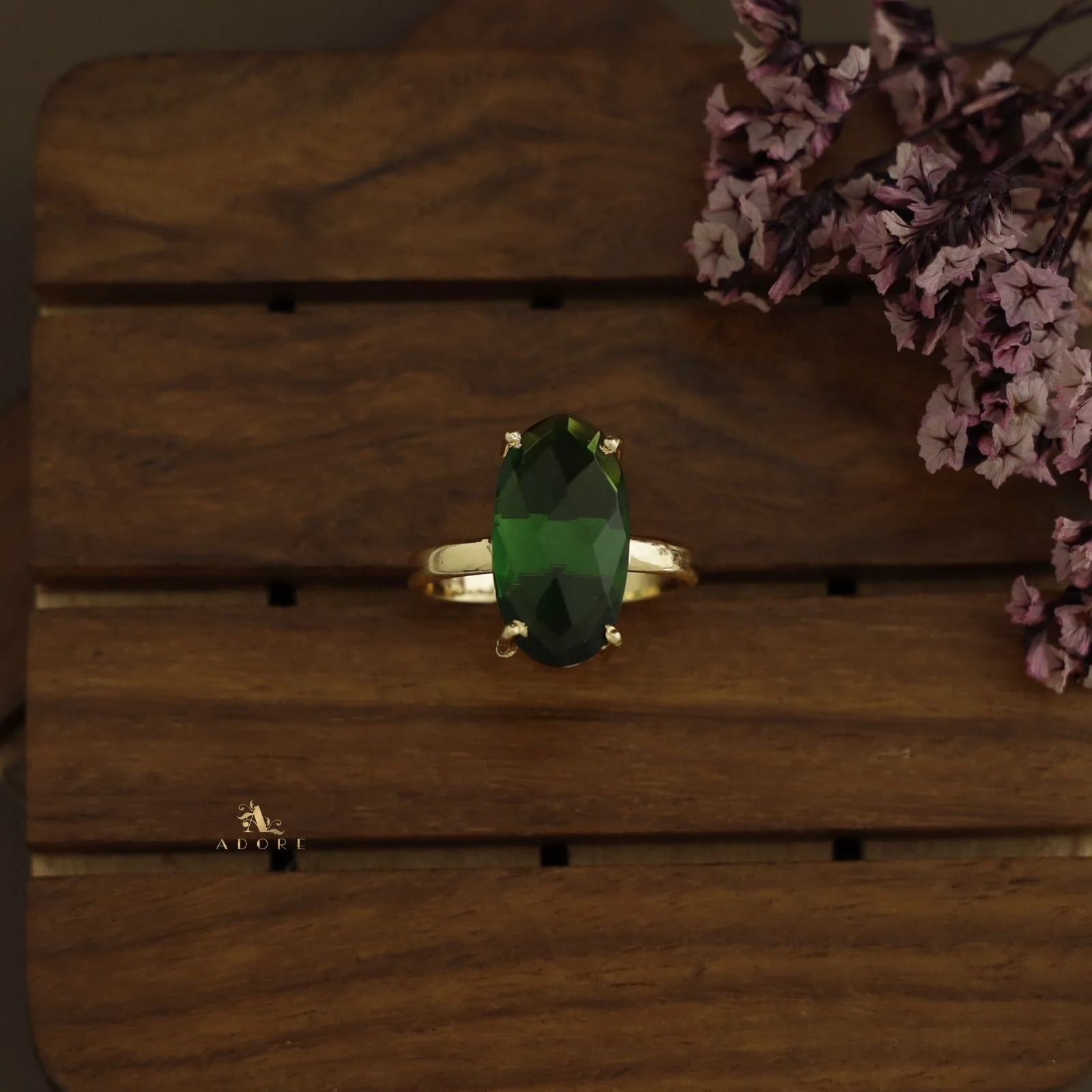 Zara Glossy Oval Ring - Image 4