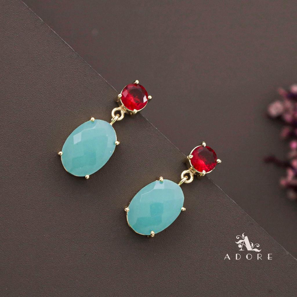Zilora Glossy Round And Oval Earring - Image 3
