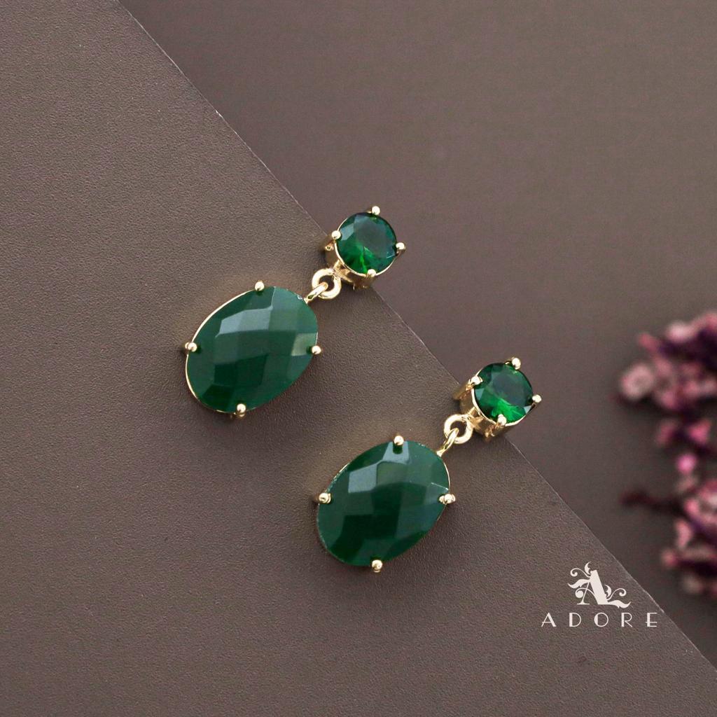 Zilora Glossy Round And Oval Earring - Image 5