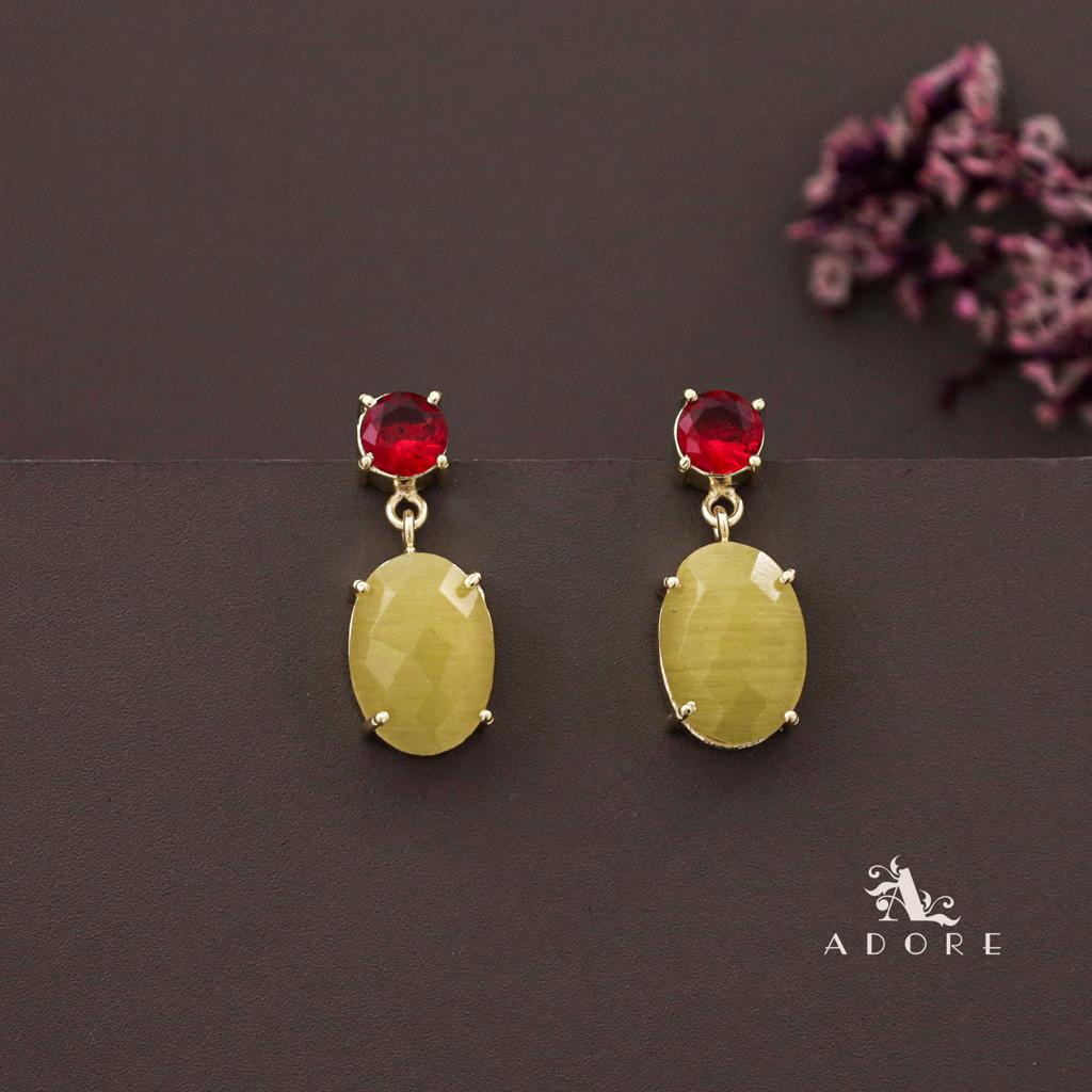 Zilora Glossy Round And Oval Earring - Image 6