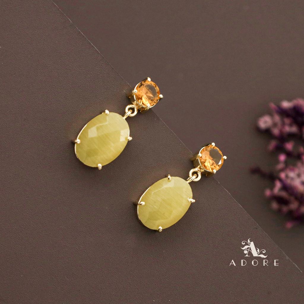 Zilora Glossy Round And Oval Earring - Image 7