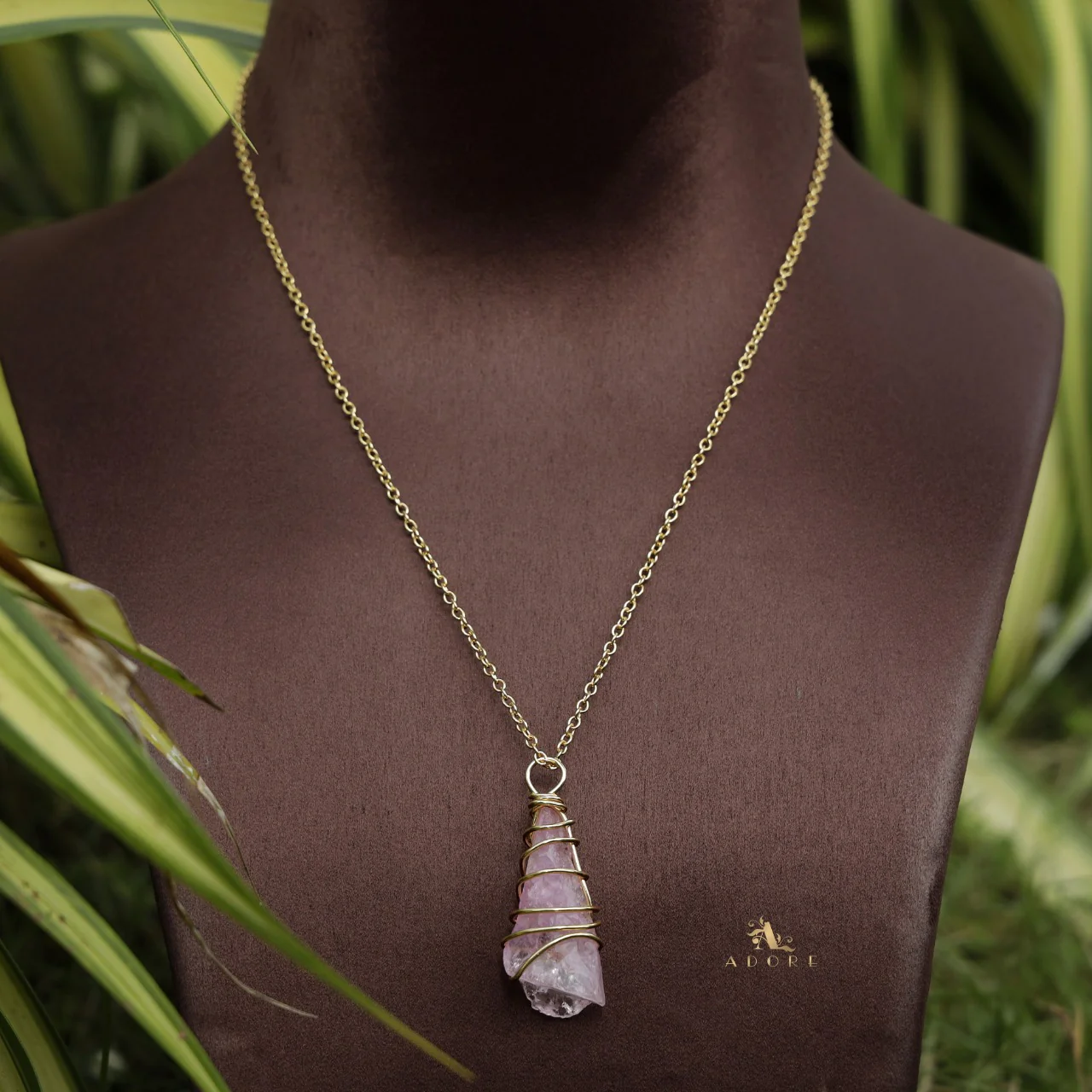 Zinnia Binded Dyed Stone Neckpiece - Image 12