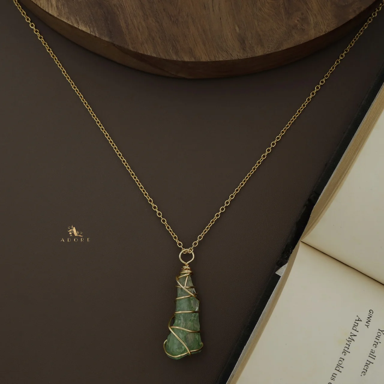 Zinnia Binded Dyed Stone Neckpiece - Image 14
