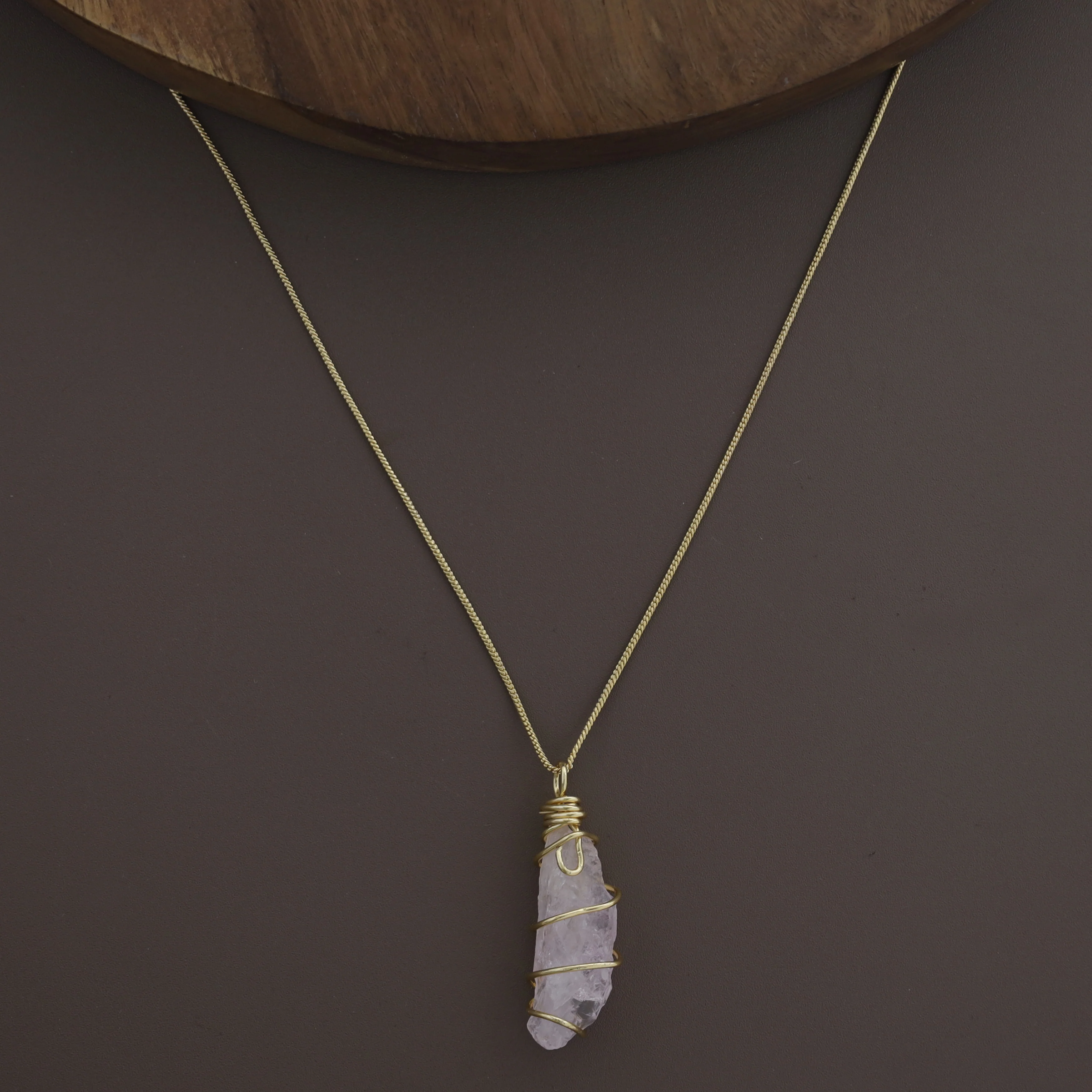 Zinnia Binded Dyed Stone Neckpiece - Image 17