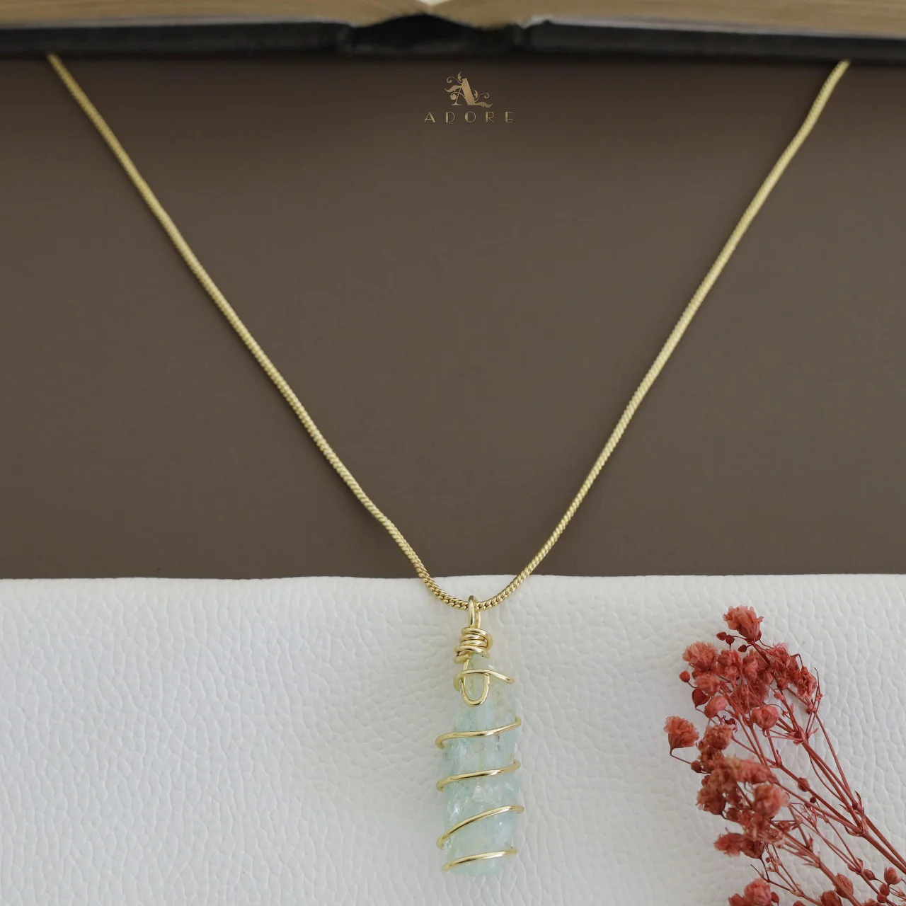 Zinnia Binded Dyed Stone Neckpiece - Image 21