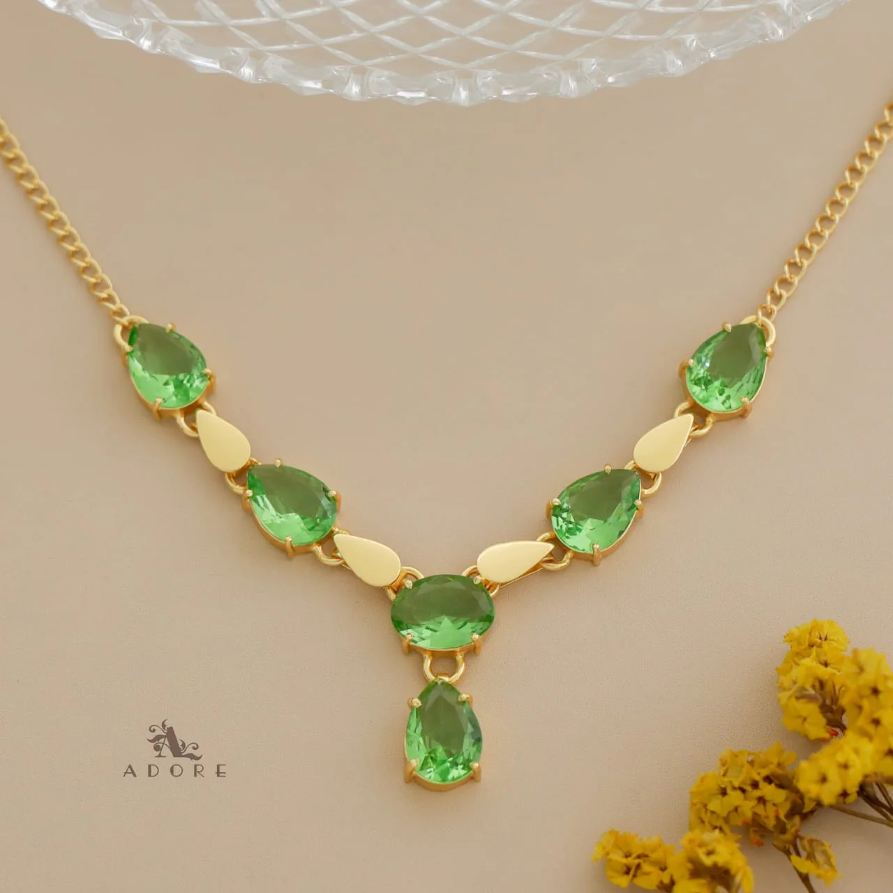 Ziona Glossy Neckpiece - Image 2