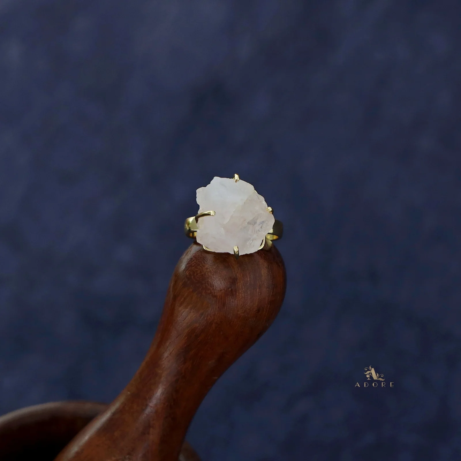 Zivara Raw Stone Claw Ring - Image 7